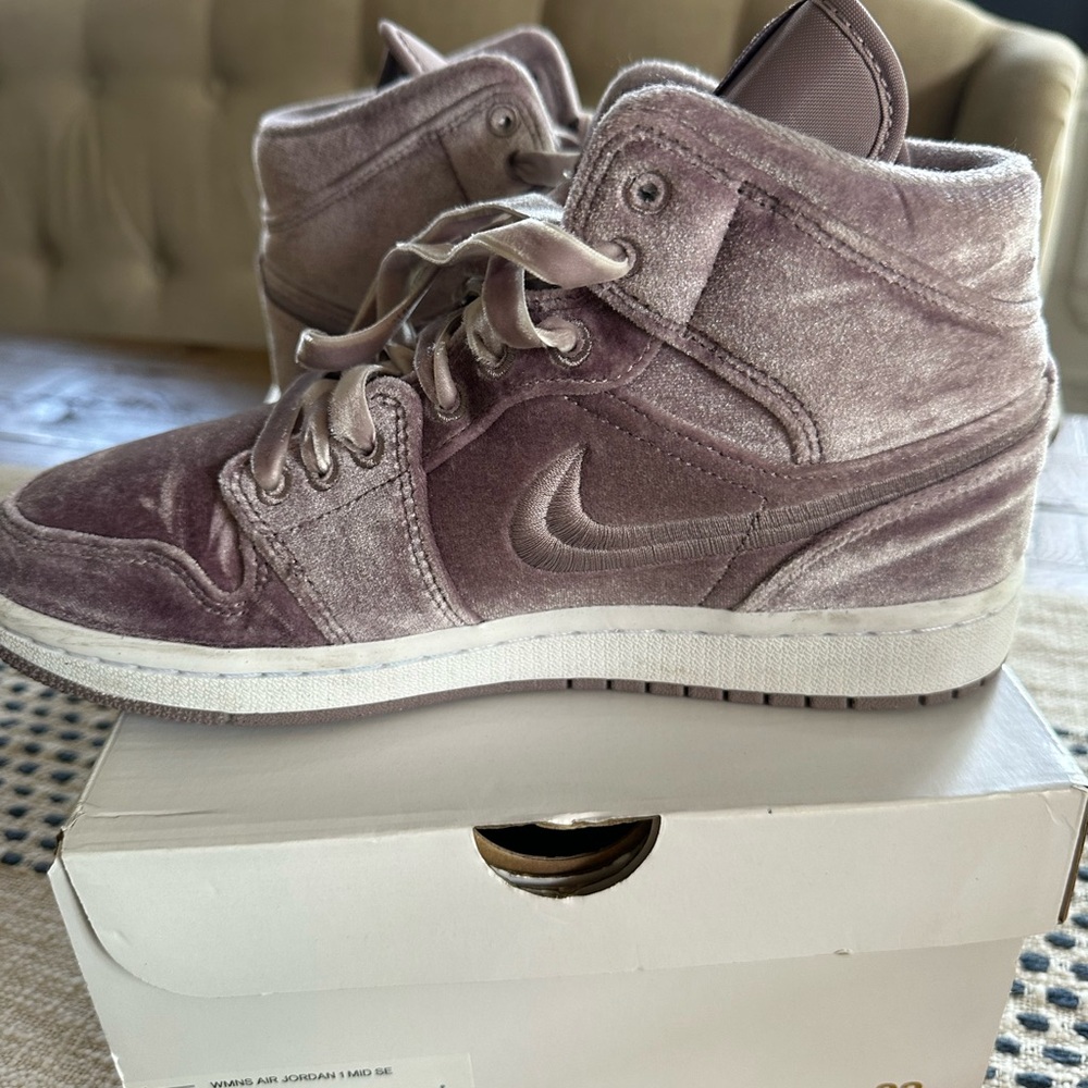 Nike Women's Velvet Sneakers - Purple